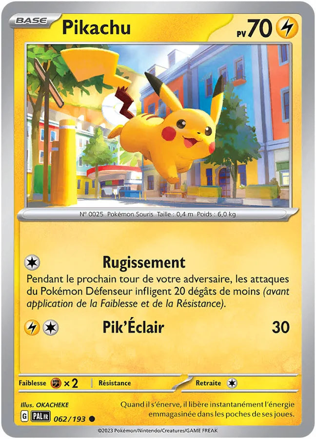 Pikachu - PAL - 062/193 - Non Reverse - Évolutions à Paldea - NM - FR